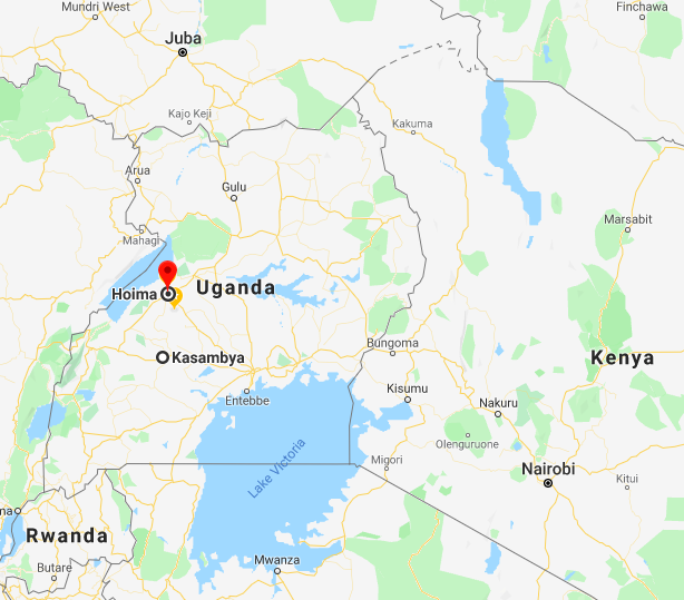 Map of Uganda